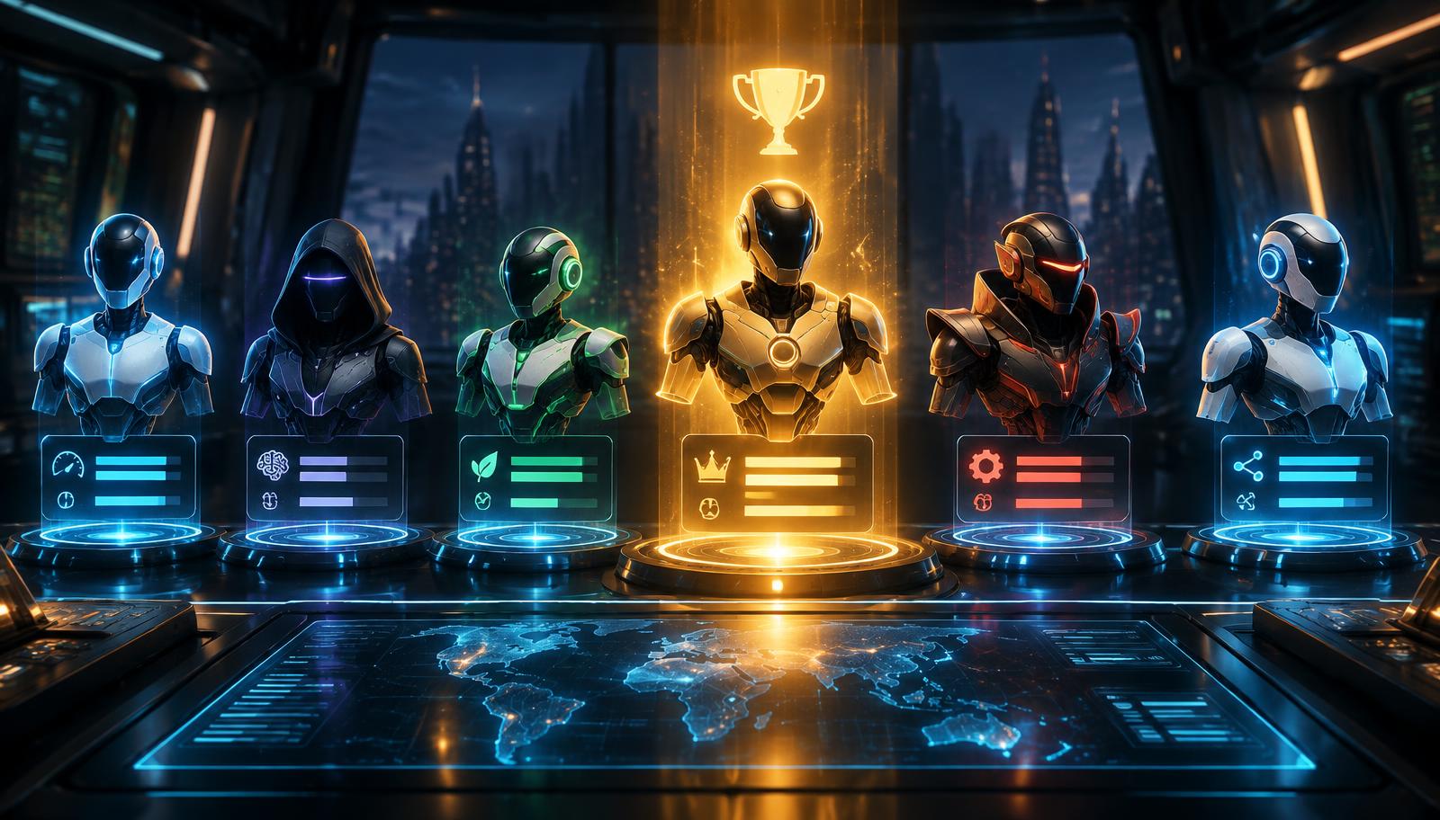 Best AI agents 2026 compared side by side with one highlighted as the top pick