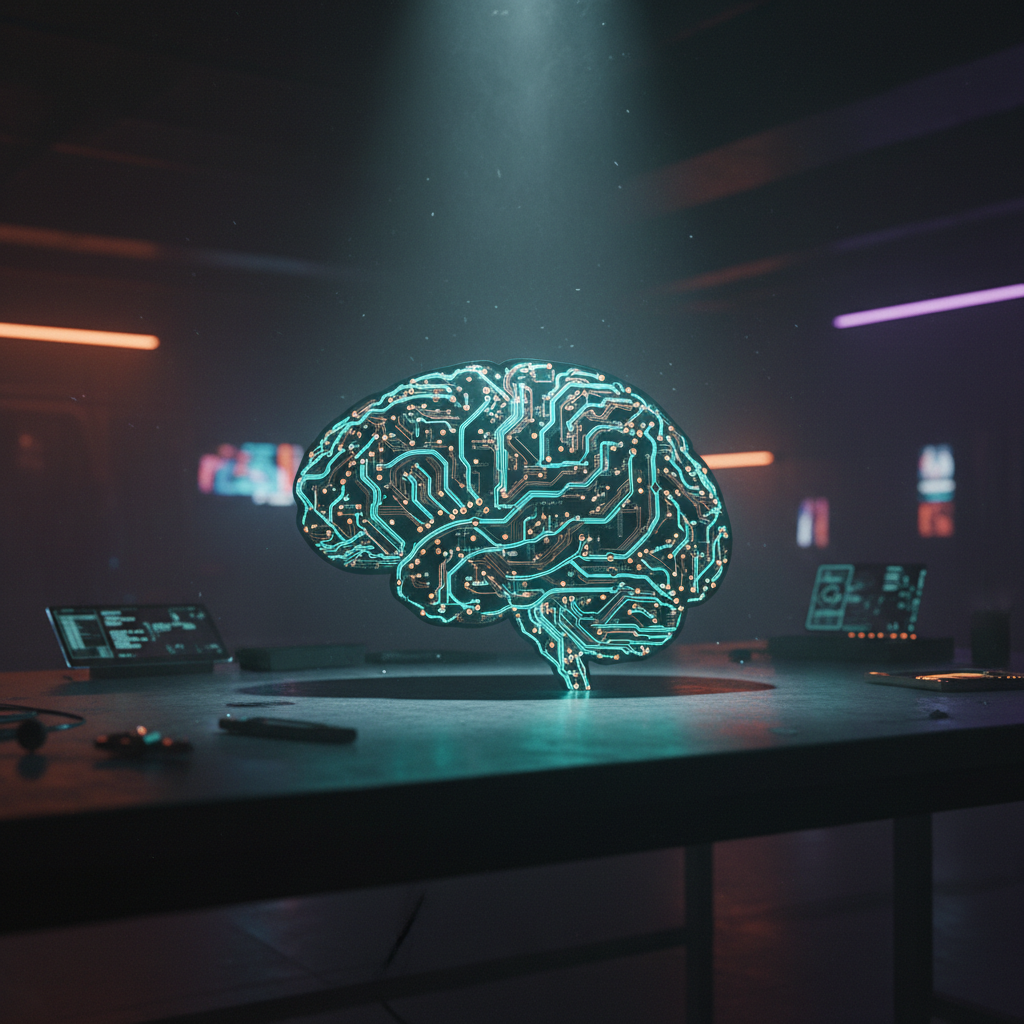 A close-up of a brain-shaped circuit board, representing our hands-on test of the best Claude 4.2 workflows for AI agents and their newfound reliability.