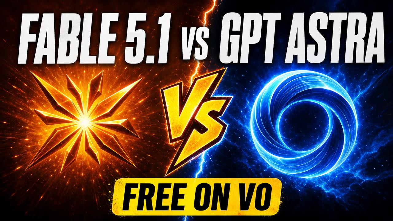 Claude Fable 5.1 vs GPT-6 Astra face-off thumbnail