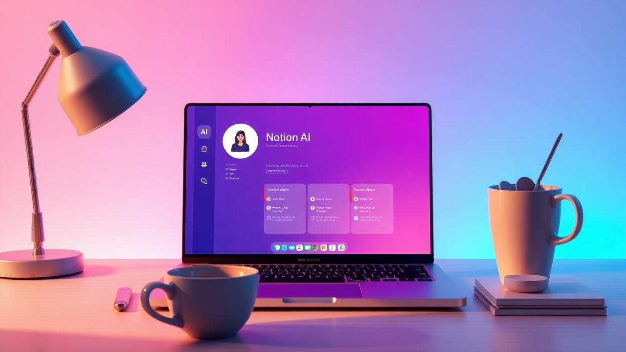 Notion AI on a laptop, one of the free ways to access Kimi K3